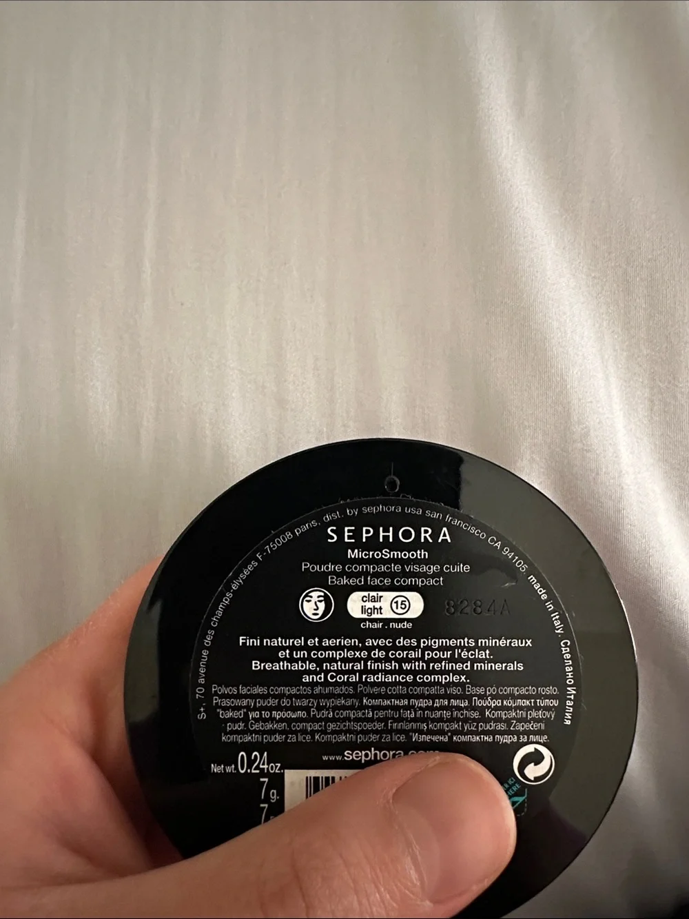 Sephora MicroSmooth baked face compact Shade 15